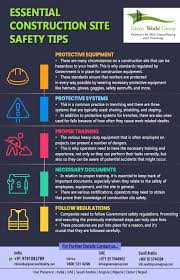 Essential Construction Site Safety Tips Safety Courses Construction Safety Safety Tips