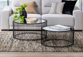 Find a coffee table that echoes the rich tones and elegant style of your current decor, and pair it with a few matching end tables to create a. Black Edenton Nest Of Tables Amart Furniture