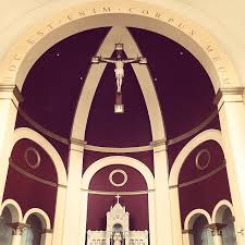 Crucifix And St Catherine St Catherine Of Siena Catholic Church Wake Forest Nc And The Angel Answered And Said Unto The W Catholic Church Church Catholic