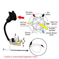There's a very basic trailer wiring diagram 4 flat. 12v 4 Pin Flat To 7 Pin Round Trailer Plug Wiring Adapter Plug Black Rv Style Ebay