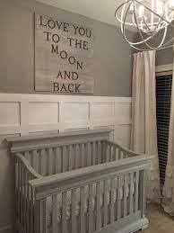 Dark Wood Crib Repainted In Fusion Mineral Paint Sterling So Soft And Beautiful Wood Crib Cribs Diy Crib