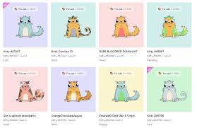 ~ made by @nieldlr ~. Ethereum S First Killer App Is Here And It S A Game Where You Create Digital Cats Mit Technology Review