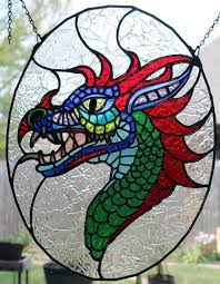 Dragon Head Delphi Artist Gallery Stained Glass Quilt Stained Glass Angel Faux Stained Glass