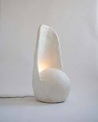 Gypsum Floor Lamp by Mike Ruiz-Serra