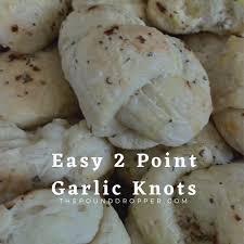 Easy Garlic Knots Recipe Garlic Knots Weightwatchers Recipes Ww Recipes