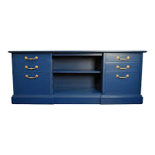 Whether you're looking for trendy high gloss or traditional oak, we've got you covered! Navy Blue And Gold Credenza File Cabinet Tv Stand Credenza Tv Stand Blue Tv Stand Tv Stand