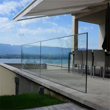 Some of the most reviewed products in glass deck railings are the peak aluminum railing 6 in. Residential Commercial Outdoor Aluminum Glass Railings Buy Aluminum Glass Railing Systems U Channel Glass Railing Frameless Glass Railing Product On Alibaba Com