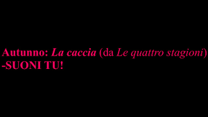 Download for free in pdf / midi format, or print directly from our site. Autunno La Caccia Da Le Quattro Stagioni Di Vivaldi Suoni Tu Base Suonasubito Spartito Youtube