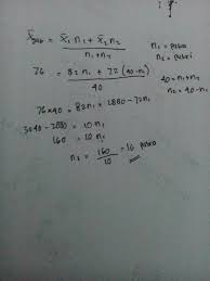 Cara mencari rata gabungan mengerjakan berat badan siswa ilmusosial id statistika matematika: Jumlah Siswa Dalam Satu Kelas40orang Rata Rata Gabungan 76 Rata Rata Putra 82 Dan Rata Rata Putri72 Brainly Co Id