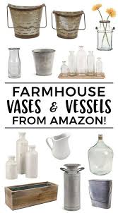 Farmhouse Vases And Vessels From Amazon Farmhouse Vases Country Farmhouse Decor Farm House Living Room