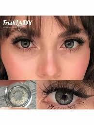 Paris Gray Colored Contact Lenses 1 Year Disposable