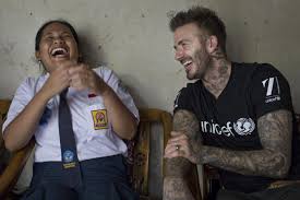 Бекхэм дэвид роберт джозеф / david beckham. Unicef Goodwill Ambassador David Beckham Visits Indonesia To Meet Children Tackling Violence And Bullying In The Classroom