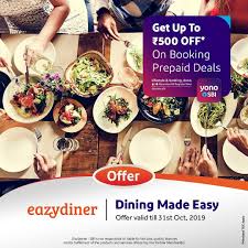 Have No Reservations About Eazydiner Book Prepaid Deals With Yonosbi And Avail Of This Exclusive Offer Download Sbiyono Sbi Make It Simple Dining Easy