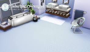 After you've done that, click on a counter of your choice and select the color palette. Simsational Designs Colourful Hexagon Tiles Sims 4 Downloads