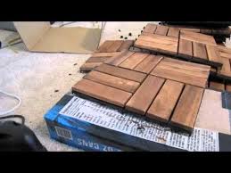 Armadi da esterno giardino e balcone prezzi e offerte online. Turn Ikea Decking Into A Bath Mat Supplemental Video Youtube