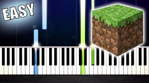 Piano scales, chords & arpeggios lessons with elements of basic music theory: Minecraft Sweden Easy Piano Tutorial By Plutax Youtube