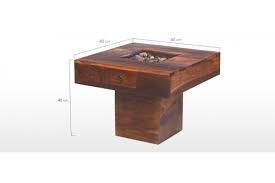 Buy indian wooden coffee tables, sheesham wood coffee table, wooden trunk coffee tables with storage drawers online for sale in india. Jali Sheesham Small Pebble Coffee Table Quercus Living