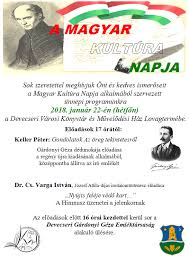 Ha van magyar kultúra, ha van mai érzület és van közösségi tér, ami a szellemi létünket meghatározza, akkor kell, hogy legyen. Meghivo A Magyar Kultura Napja Es A Gardonyi Geza Emlektarsasag Megalakulasa Devecser Varos