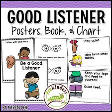 Good Listening Chart Worksheets Teaching Resources Tpt