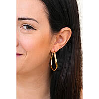 orecchini a cerchio donna Guess Hoops I Did It Again JUBE04185JWYGT/U