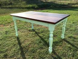 Christopher knight home kama patio dining rectangular 72 acacia wood table. Hand Made Turned Leg Farmhouse Dining Room Table By Boardman Co Woodworks Llc Custommade Com