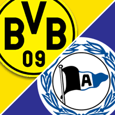 Logo des dsc arminia bielefeld. Borussia Dortmund Beat Arminia Bielefeld