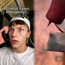 Guy Inhaling Helium by The 911 Call Im Nyc