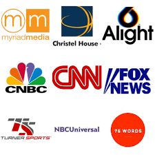 Myriad Media Christel House Alight Solutions Cnbc Cnn Fox News Turner Sports Nbc Universal 76 Words Nbc Universal Cnn Words