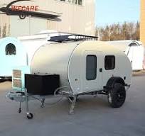 Wecare Vente en gros de petites caravanes de voyage légères en forme de  larme, mini caravanes tout-terrain à vendre