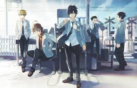Darling in the franxx (яп. All Male Aqua Eyes Brown Hair Darling In The Franxx Futoshi Darling In The Franxx Goro Darling In The Franxx Hiro Darling In The Franxx Male Mitsuru Darling In The Franxx School