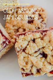Old Fashioned Jam Squares Recipe Food Recipes Dessert Recipes
