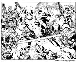 5 out of 5 stars. Deadpool With Friends Coloring Pages Printable