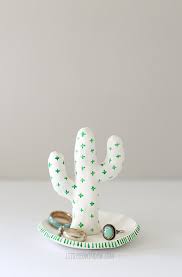 Nothing says love quite like a prickly plant. Clay Cactus Ring Holder Little Red Window
