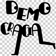 Diferença entre democracia e ditadura: Dibujo De La Democracia Representativa Caso Abierto Texto Logo Monocromo Png Klipartz