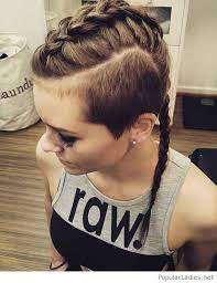 Pin By Jamie Wilson On Amazing Hairstyles Hair Styles Short Hair Styles Shaved Hair