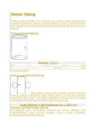 Check spelling or type a new query. Rumus Tabung Pdf
