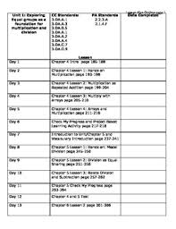 mcgraw hill my math ccss book sequence chart