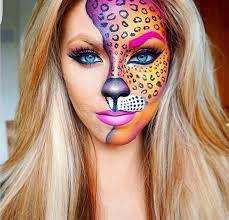 Schminken Van Dette Suppers Op Carnaval Cat