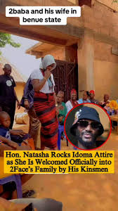 See the moment 2Face’s wife, Hon.... - Diamond Celebrities