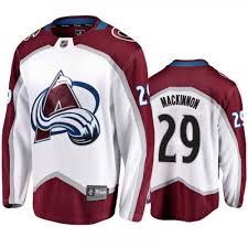 Shop colorado avalanche jerseys from nhl shop canada, including the brand new colorado avalanche reverse retro and special edition jerseys to show your favorite athletes some love! Colorado Avalanche 29 Nathan Mackinnon Jersey White 2020 Breakaway Miusportshop On Artfire