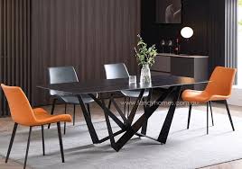 Teak veneer top, bronze finished. Buy Leighton Sintered Stone Dining Table Tables Fancy Homes