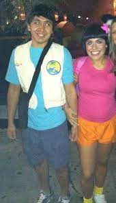 Dora Diego Halloween Couples Costume Halloween Coupleshalloween Doraanddiego Costumes Couples Costumes Couple Halloween Costumes Diy Halloween Costumes