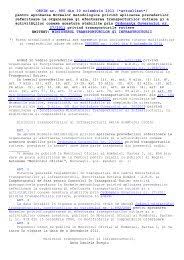 Ordinul nr 1030 2009 privind aprobarea procedurilor de reglementare sanitară pentru proiectele de amplasare amenajare construire și pentru funcționarea obiectivelor ce desfășoară activități cu risc pentru starea de. Tabel A Cap 3 2 Adr 2013 4 Limbi