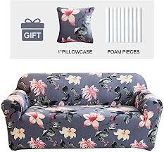Amazon's choice for a slipcover for a couch, the maytex pixel slipcover features a patented. Amazon Com Joydream 1 Piece Sofa Covers For 3 Cushion Couch Stretch Sofa Slipcover Printed Couch Cover Universal Couch Slipcovers 3 Seater Sofa Cover With 1 Pillowcase Large Begonia Flowers Home Kitchen