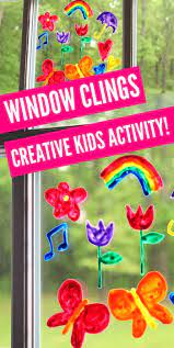 Diy Window Clings For Kids Passion For Savings Diy Window Clings Window Clings Diy Projects For Kids