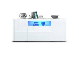 With cdiscount buffet finest buffet salon. Buffet Laque Blanc Avec Eclairage Led 167 Cm Vente De Buffet Bahut Vaisselier Conforama