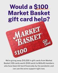 Check to see how much you have left on your market basket gift card balance. Would A 100 Market Basket Gift Card Help Mills42 Federal Credit Union