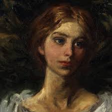 Monadnock Angel Painting by Abbott Handerson Thayer