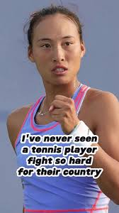“I’ve never seen a tennis player fight so hard for their country. " This is  the coach of Zheng Qinwen’s opponent, described her. #queenzheng  #zhengqinwen #viktor #tennis #olympics #champion #chinese ...