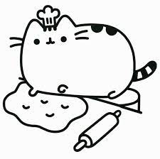 There are tons of great resources for free printable color pages online. Kawaii Coloring Animals Pusheen Cat Rules On Operation Of Integers Geometry Practice Kawaii Cat Coloring Pages